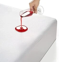 100% Waterproof Mattress Protector Queen, White Queen Mattress Protector, Cotton Terry Queen Mattress Cover, Soft Breathable & Noiseless Bed Cover, Elastic Fitted 8"-20" Deep Pocket - White 26 100% Waterproof Mattress Protector Queen, White Queen Mattress Protector, Cotton Terry Queen Mattress Cover, Soft Breathable & Noiseless Bed Cover, Elastic Fitted 8"-20" Deep Pocket - White -Amazon Shop 41oKJzBxBML. AC 2