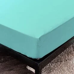 Waterproof Mattress Protector Cover Queen Size 14 Inches Deep Pocket Polyester Bed Cover Solid Color Fitted Sheet (60‘’x80‘’ (Aqua Blue, Queen) 17 Waterproof Mattress Protector Cover Queen Size 14 Inches Deep Pocket Polyester Bed Cover Solid Color Fitted Sheet (60‘’x80‘’ (Aqua Blue, Queen) -Amazon Shop 41ows2G1YVL