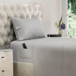 Queen Size Sheets - 4 PCS Set - Up To 21 Inches - 2500 Supreme Collection - Superior Softness - Hotel Luxury Queen Sheets & Pillowcases Set - Wrinkle And Fade Resistant (Queen, Gray) -Amazon Shop 41p1gxvP6HL. AC