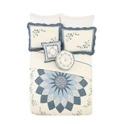 Harlotte Standard Sham, Blue -Amazon Shop 41qD8PhEpQL
