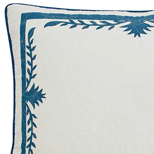 Tommy Bahama - Aloha Pineapple Cotton Blue Standard Sham, Stylist Home Decor (Aloha Pineapple Blue, Standard Sham) 2 Tommy Bahama - Aloha Pineapple Cotton Blue Standard Sham, Stylist Home Decor (Aloha Pineapple Blue, Standard Sham) - Image 2