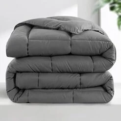 HOMBYS Super Fluffy 120“ X 120” Oversized King Warm Bedding Comforter With 116 Oz Filling, Thick Duvet Insert Down Alternative Comforter With 8 Corner Tabs, Grey 11 HOMBYS Super Fluffy 120“ X 120” Oversized King Warm Bedding Comforter With 116 Oz Filling, Thick Duvet Insert Down Alternative Comforter With 8 Corner Tabs, Grey -Amazon Shop 41rOW8JAaVL