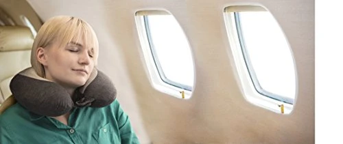 Travelon Cooling Gel Neck Pillow, Charcoal 2 Travelon Cooling Gel Neck Pillow, Charcoal - Image 2