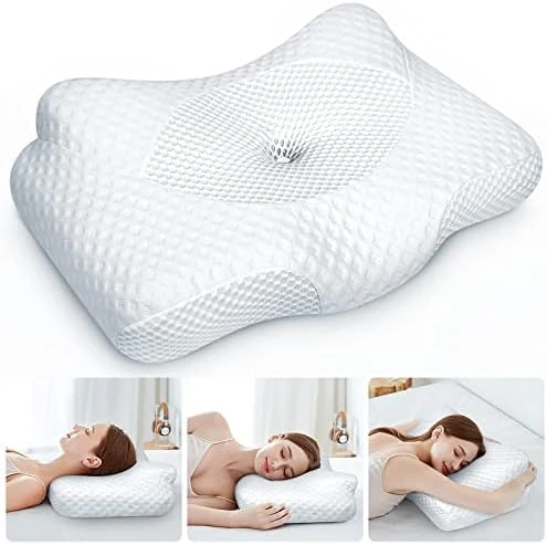 Adjustable Cervical Pillow Naturally Restore Neck Health, Hollow Memory Foam Pillows For Pain Relief Sleeping, Odorless Orthopedic Contour Pillow, Bed Pillow Support Side Back Stomach Sleepers 8 Adjustable Cervical Pillow Naturally Restore Neck Health, Hollow Memory Foam Pillows For Pain Relief Sleeping, Odorless Orthopedic Contour Pillow, Bed Pillow Support Side Back Stomach Sleepers - Image 8
