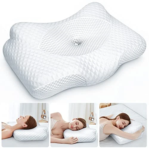 Adjustable Cervical Pillow Naturally Restore Neck Health, Hollow Memory Foam Pillows For Pain Relief Sleeping, Odorless Orthopedic Contour Pillow, Bed Pillow Support Side Back Stomach Sleepers 1 Adjustable Cervical Pillow Naturally Restore Neck Health, Hollow Memory Foam Pillows For Pain Relief Sleeping, Odorless Orthopedic Contour Pillow, Bed Pillow Support Side Back Stomach Sleepers