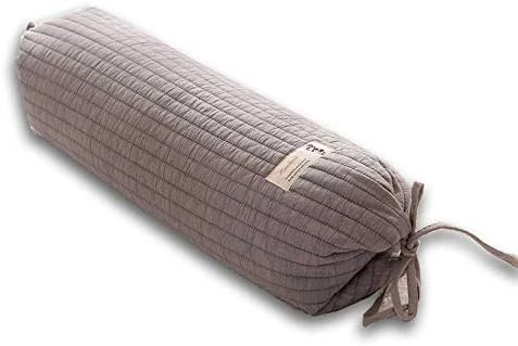 Gneric Organic Buckwheat Round Neck Roll /Cervical Pillow With Super Soft Bamboo Pillowcase Pillows With Removable Washable (Dark Gray 50*13cm) 9 Gneric Organic Buckwheat Round Neck Roll /Cervical Pillow With Super Soft Bamboo Pillowcase Pillows With Removable Washable (Dark Gray 50*13cm) - Image 9