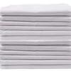Brushed Microfiber Pillow Cases Bulk Pack | Set Of 12 Standard Queen Sized Pillow Cases | White | Perfect To Control Allergies And Insure Sound, Luxurious Sleep