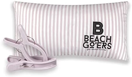 Beach Go’ers Beach Chair Pillow Headrest - Waterproof Beach Pillow And Color Matching Beach Towel Clips For Beach Chair (Standard, Pastle Blue) 5 Beach Go’ers Beach Chair Pillow Headrest - Waterproof Beach Pillow And Color Matching Beach Towel Clips For Beach Chair (Standard, Pastle Blue) - Image 5
