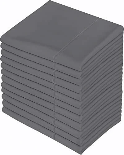 Queen Pillowcases - 12 Pack - Bulk Pillowcase Set - Envelope Closure - Soft Brushed Microfiber Fabric - Shrinkage And Fade Resistant Pillow Covers 20 X 30 Inches (Queen, White) 12 Queen Pillowcases - 12 Pack - Bulk Pillowcase Set - Envelope Closure - Soft Brushed Microfiber Fabric - Shrinkage And Fade Resistant Pillow Covers 20 X 30 Inches (Queen, White) - Image 12