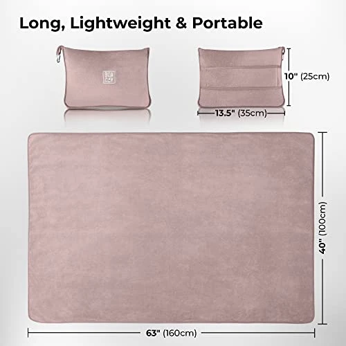 Soft & Warm Travel Blanket For Airplane & Car - Long Flight Essential 5 Soft & Warm Travel Blanket For Airplane & Car - Long Flight Essential - Image 5