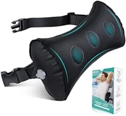 Inflatable Lumbar Pillow For Airplane Travel Lumbar Support Pillow For Car, Office Chair Back Support Office Chair Back Support For Reducing Lower Back Pain (Black) -Amazon Shop 41tdJfOrpL. AC