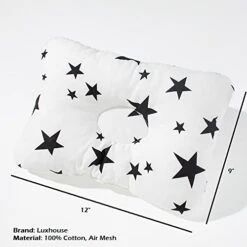 LUXHOUSE 12x9 Unisex Portable, Travel Pillow, 100% Cotton, Airmesh Breathable Cool, Control Sweat, MultiFunctual Small Pillow, Decor 9 LUXHOUSE 12x9 Unisex Portable, Travel Pillow, 100% Cotton, Airmesh Breathable Cool, Control Sweat, MultiFunctual Small Pillow, Decor -Amazon Shop 41u5RMQAcjL