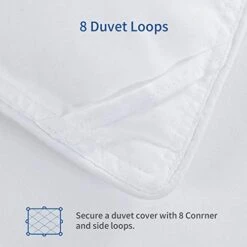 Down Alternative Fluffy Comforter 120“ X 120” Oversized King Comforter 116 Oz All Season Quilted Duvet Insert With Duvet Cover,8 Corner Tabs,White (White, Oversized King) -Amazon Shop 41uZR1r2N2L