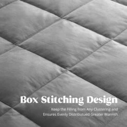 ® Blankets King Size - Soft Lightweight Down Blanket For All Seasons, Cozy Warm Luxury Bed Blanket With Satin Trim, 100% Cotton Cover, Dark Grey (108"X90") -Amazon Shop 41uq2FN4XYL