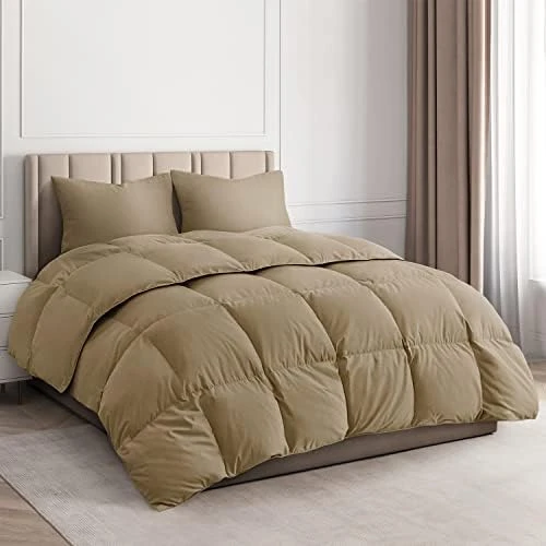 Omforter Duvet Insert – Warm, Lightweight & Breathable King Size Down Alternative Set – Hotel Quality Bedding - & Fibers Ideal For Allergies - Lightweight Duvet (King, Cream) 8 Omforter Duvet Insert – Warm, Lightweight & Breathable King Size Down Alternative Set – Hotel Quality Bedding - & Fibers Ideal For Allergies - Lightweight Duvet (King, Cream) - Image 8