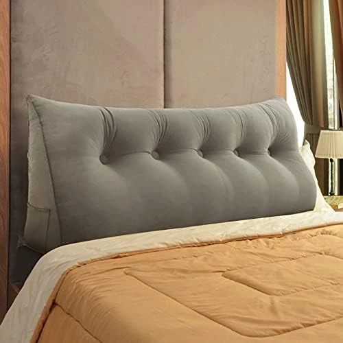 WOWMAX Rectangular Headboard Pillow Bolster Pillow For Bed Back Rest Pillow For Sitting In Bed Daybed Pillows Back Support Pillow For Bed Reading Pillow Velvet Deep Blue Full 4 WOWMAX Rectangular Headboard Pillow Bolster Pillow For Bed Back Rest Pillow For Sitting In Bed Daybed Pillows Back Support Pillow For Bed Reading Pillow Velvet Deep Blue Full - Image 4