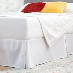 14 Inch Wrinkle And Fade Resistant-Machine Washable-Easy Use Pleated Microfiber Bed Skirt, Queen, Graphite -Amazon Shop 41wIhHkBGyL. AC