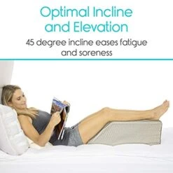 Xtra-Comfort Leg Elevation Pillow For Sleeping, Swelling, Post Surgery - Memory Foam Bed Wedge Pillow- Support Cushion For Pregnancy, Leg, Foot Rest -Amazon Shop 41zMI7txLeL