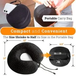 Aeris Memory Foam Travel Pillow For Airplanes - Best Airplane Neck Pillow For Long Flights - Plane Accessories Carry Bag To Save Space, Ear Plugs And Eye Mask - Perfect Flight Set & Gift 10 Aeris Memory Foam Travel Pillow For Airplanes - Best Airplane Neck Pillow For Long Flights - Plane Accessories Carry Bag To Save Space, Ear Plugs And Eye Mask - Perfect Flight Set & Gift -Amazon Shop 510RbRkBD0L