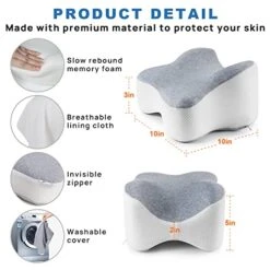 Anzhixiu Small Real Knee Pillow Separates The Knees For Body Alignment - Semicircle Round Shape Leg Pillow Promotes Sleep - Small 13 Anzhixiu Small Real Knee Pillow Separates The Knees For Body Alignment - Semicircle Round Shape Leg Pillow Promotes Sleep - Small -Amazon Shop 512INSD7qeL