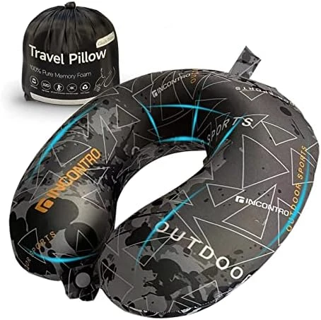 Travel Pillow Memory Foam Neck Pillow,Comfortable And Breathable U Shaped Head Neck Support Airplane Pillow For Traveling, Car, Home, Office (Black Panda) 11 Travel Pillow Memory Foam Neck Pillow,Comfortable And Breathable U Shaped Head Neck Support Airplane Pillow For Traveling, Car, Home, Office (Black Panda) - Image 11