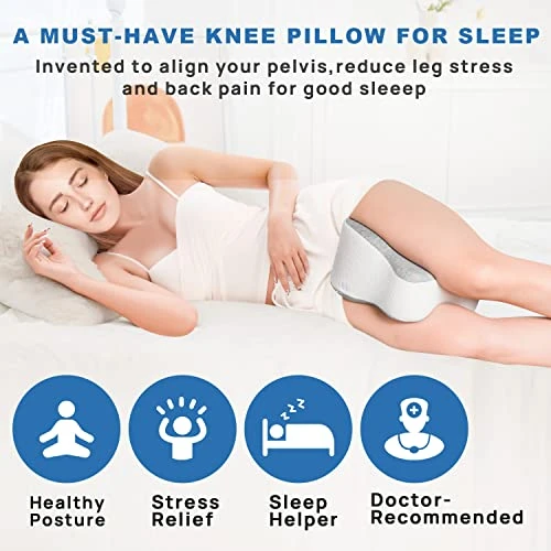 Anzhixiu Small Real Knee Pillow Separates The Knees For Body Alignment - Semicircle Round Shape Leg Pillow Promotes Sleep - Small 3 Anzhixiu Small Real Knee Pillow Separates The Knees For Body Alignment - Semicircle Round Shape Leg Pillow Promotes Sleep - Small - Image 3