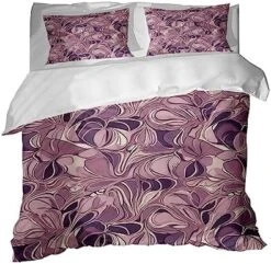 GRANKER 3 Piece Bed Set Botanical Floral Pattern For All Season, Men/Women Bedroom Hotel Dormitory Guest Room53x79in(135cmX200cm) -Amazon Shop 513dsgZTvCL. AC