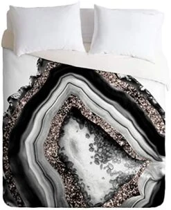 Society6 Anita Bella Jantz Agate Silver Glitter 1 Comforter Set With Pillowcase(s), Twin 21 Society6 Anita Bella Jantz Agate Silver Glitter 1 Comforter Set With Pillowcase(s), Twin -Amazon Shop 5142EPdKNoL. AC