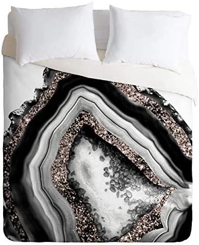 Society6 Anita Bella Jantz Agate Silver Glitter 1 Comforter Set With Pillowcase(s), Twin 7 Society6 Anita Bella Jantz Agate Silver Glitter 1 Comforter Set With Pillowcase(s), Twin - Image 7