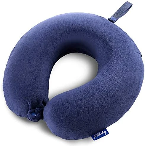 Travel Pillow Memory Foam For Airplanes - Neck Pillow For Traveling, Car, Home, Flight Pillow For Sleeping With Attachable Snap Strap Soft Washable Cover, Provide Head Neck Support Rest, Dark Gray 7 Travel Pillow Memory Foam For Airplanes - Neck Pillow For Traveling, Car, Home, Flight Pillow For Sleeping With Attachable Snap Strap Soft Washable Cover, Provide Head Neck Support Rest, Dark Gray - Image 7