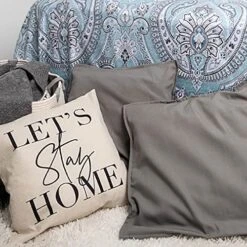 Pure Melody Collection, 4-Piece, 14-Inch Deep Pocket Sheet Set, Easy Care, Shrinkage Free Sheet Set With 1 Flat Sheet, 1 Fitted Sheet, 2 Pillowcases, Aqua, Queen -Amazon Shop 514skJMUCyL