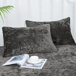 PHF True Velvet Pillowcases King Size, 2 Pack Soft Color Gradient Pillow Shams Covers With Envelope Closure, Luxury Cozy Decorative Pillow Cases, 20" X 36", No Filling, Black 27 PHF True Velvet Pillowcases King Size, 2 Pack Soft Color Gradient Pillow Shams Covers With Envelope Closure, Luxury Cozy Decorative Pillow Cases, 20" X 36", No Filling, Black -Amazon Shop 514tAaaOA7L. AC 1