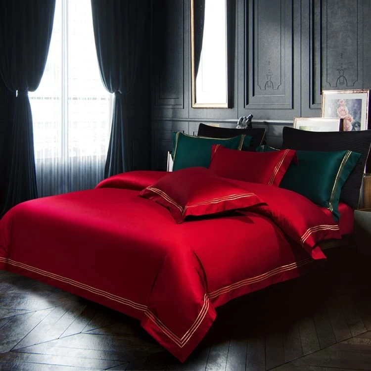 WALNUT Cotton Bedding Four-Piece Bedding Long-Staple Cotton Duvet Cover Sheets 2 WALNUT Cotton Bedding Four-Piece Bedding Long-Staple Cotton Duvet Cover Sheets - Image 2