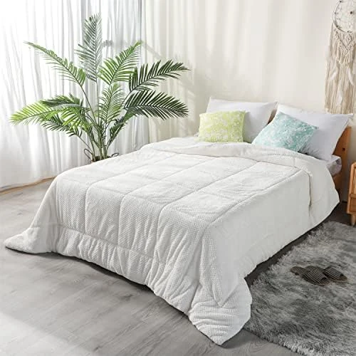 Luxurious Flannel Fleece Comforter With Plush Sherpa Back- Twin Size Bedding Coverlet-Textured Faux Fur Blanket-Machine Washable-Winter Warmth(68X90”, Rose), Twin/Twin XL 12 Luxurious Flannel Fleece Comforter With Plush Sherpa Back- Twin Size Bedding Coverlet-Textured Faux Fur Blanket-Machine Washable-Winter Warmth(68X90”, Rose), Twin/Twin XL - Image 12