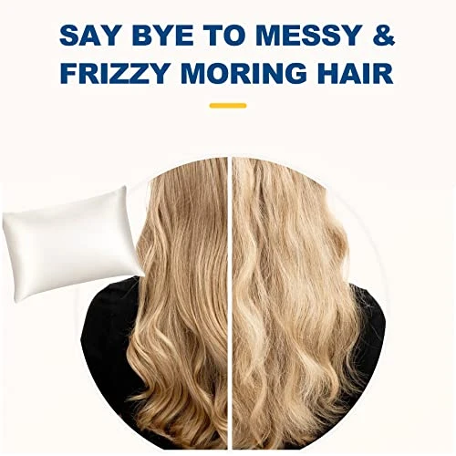 UNASILK Mulberry Silk Pillowcase For Hair And Skin - 100% Pure Silk, White,King Size, 20x36, With Hiden Zipper, Pillowcase For Acne, Anti Aging, Acne Free, Ideal For Curly Hair 4 UNASILK Mulberry Silk Pillowcase For Hair And Skin - 100% Pure Silk, White,King Size, 20x36, With Hiden Zipper, Pillowcase For Acne, Anti Aging, Acne Free, Ideal For Curly Hair - Image 4