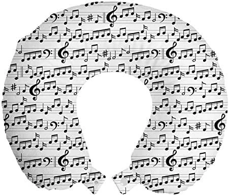 Nautical Travel Pillow Neck Rest, Vintage Marine Style Pattern With Whale Shark Jellyfish Seahorse, Memory Foam Traveling Accessory For Airplane And Car, 12", Sky Blue 14 Nautical Travel Pillow Neck Rest, Vintage Marine Style Pattern With Whale Shark Jellyfish Seahorse, Memory Foam Traveling Accessory For Airplane And Car, 12", Sky Blue - Image 14