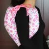 Mastectomy Armpit Pillow For Breast Cancer Lymphedema Lumpectomy Surgery Double Chest Healing Protector Post-Surgery (Rose Ribbon)