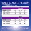 Knee And Ankle Pillow Medium 4" Thick The Pillow You Need! - Sleepwell With A Truly Blissful Experience - Comfort For All Ages – Lumbar, Ankle And Back Support For Everyone.