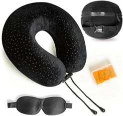 Aeris Memory Foam Travel Pillow For Airplanes - Best Airplane Neck Pillow For Long Flights - Plane Accessories Carry Bag To Save Space, Ear Plugs And Eye Mask - Perfect Flight Set & Gift 14 Aeris Memory Foam Travel Pillow For Airplanes - Best Airplane Neck Pillow For Long Flights - Plane Accessories Carry Bag To Save Space, Ear Plugs And Eye Mask - Perfect Flight Set & Gift -Amazon Shop 51Bm6xczVrL. AC