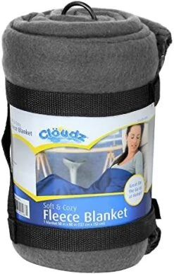 Cloudz Fleece Travel Blanket - Blue -Amazon Shop 51C77FNL XL. AC