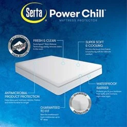 ERTA Power Chill Soft Comfort Stain Resistant & Waterproof Mattress Cover Protector With 15" Deep Pocket, Queen, White 17 ERTA Power Chill Soft Comfort Stain Resistant & Waterproof Mattress Cover Protector With 15" Deep Pocket, Queen, White -Amazon Shop 51CBCLyUDAL