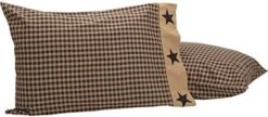 Heck Star Cotton Primitive Bedding Hand Quilted Appliqued Square Euro Sham, Raven Black -Amazon Shop 51DBhsZltL. AC