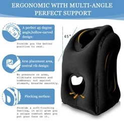 YEEPEC Inflatable Travel Pillows For Airplanes, Neck Support Travel Pillow For Sleeping Airplanes/Trains/Cars/Office Napping With Free Eye Mask, Earplugs 8 YEEPEC Inflatable Travel Pillows For Airplanes, Neck Support Travel Pillow For Sleeping Airplanes/Trains/Cars/Office Napping With Free Eye Mask, Earplugs -Amazon Shop 51EU6SHNPvL