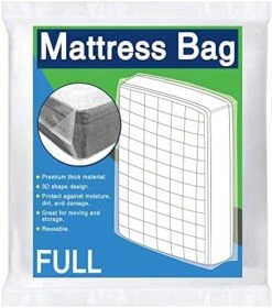 2 Pack Twin Mattress Bag For Moving And Storage, 5 Mil Thick Plastic And Reusable Mattress Storage Bags Twin/Twin Extra Long Size For Mattress Up To 14 Inches -Amazon Shop 51ExJOy6H L. AC