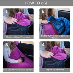 Well Traveled - 2 In 1 Fleece Travel Blanket With Stuffable Pillowcase, Airplane Travel Essentials, Portable Airplane Or Car Blanket - Family Travel Necessities - Comfy Airplane Traveling Accessories 14 Well Traveled - 2 In 1 Fleece Travel Blanket With Stuffable Pillowcase, Airplane Travel Essentials, Portable Airplane Or Car Blanket - Family Travel Necessities - Comfy Airplane Traveling Accessories -Amazon Shop 51FoUAs9l3L