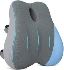 Lumbar Support Pillow For Office Chair, Cooling Memory Foam Lumbar Pillow For Back Pain Relief, Ergonomic Back Support Pillow With Dual Extension Straps For Car, Couch, Recliner, Gaming Chair, Black -Amazon Shop 51G0FkQkKaL. AC