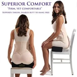 ContourMD BBL Pillow After Surgery For Butt – Brazilian Butt Lift Seat Cushion For Surgery Recovery – Portable, Lightweight Foam Pillow – BBL Post Surgery Supplies