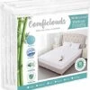 Ing Size Cooling Waterproof Mattress Protector Pad Cover,Bamboo Terry Top Breathable Fitted Sheet Style Deep Pocket-Noiseless,Vinyl,PVC Free,Matress Cover King For Pets Kids Adults