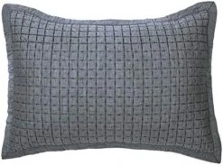 Cotton Yarn Dyed Chambray Collection Cotton Fill Channel Stitch Washed Standard Pillow Sham Blue Color, 20’’ X 26’’+1.75’’ Flange (1Piece) 16 Cotton Yarn Dyed Chambray Collection Cotton Fill Channel Stitch Washed Standard Pillow Sham Blue Color, 20’’ X 26’’+1.75’’ Flange (1Piece) -Amazon Shop 51IDw lM6L. AC