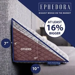 XL Bed Wedge Pillow For Headboard Gap Filler | King Size | Triangle Bolster Pillows | Noodle Pillow Wedge | Extra Cover | Memory Foam | 5 Sizes | Fill Between Your Headboard And Mattress -Amazon Shop 51Ia46N1U7L